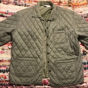 Olive green puffer